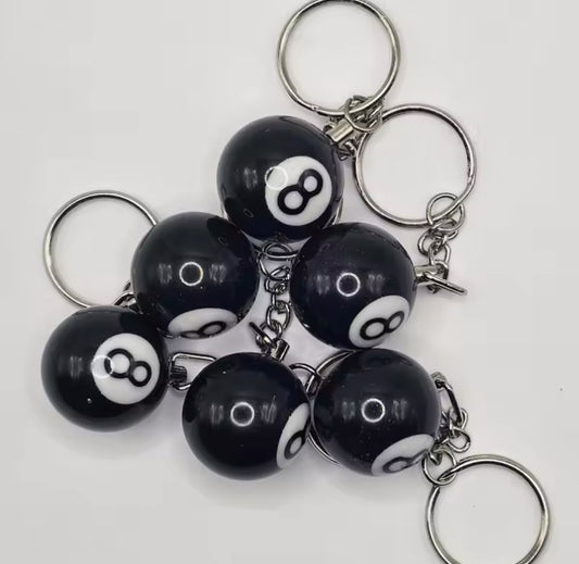 8 Ball Keychain